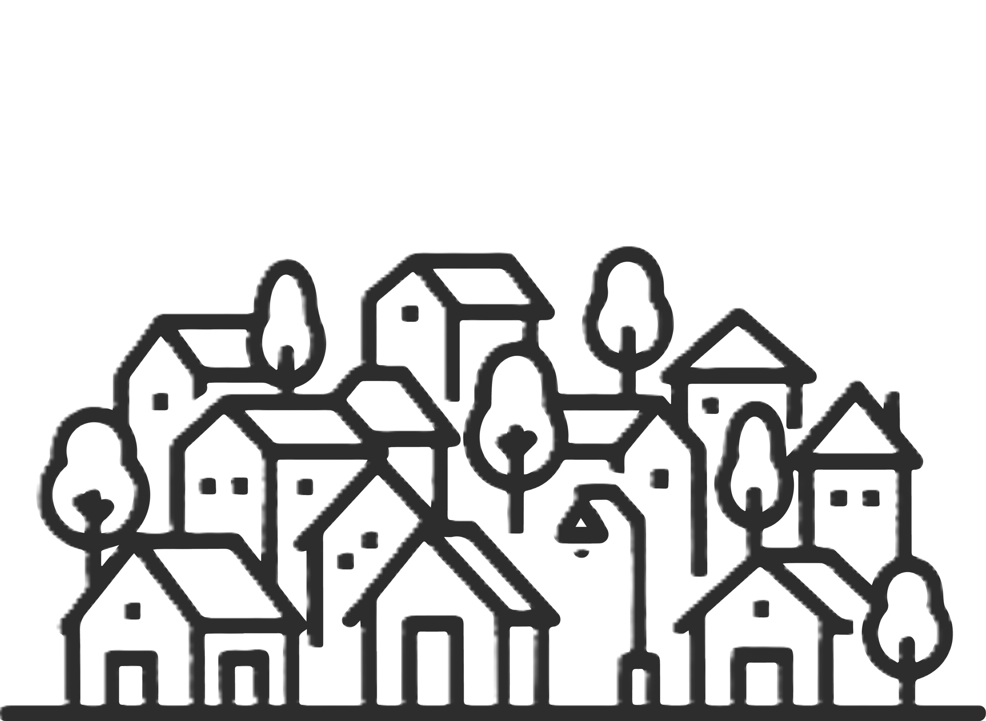 改良体だらけの住宅地